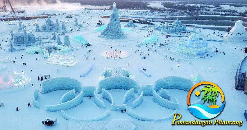 Harbin Ice Festival Keajaiban Musim Dingin China